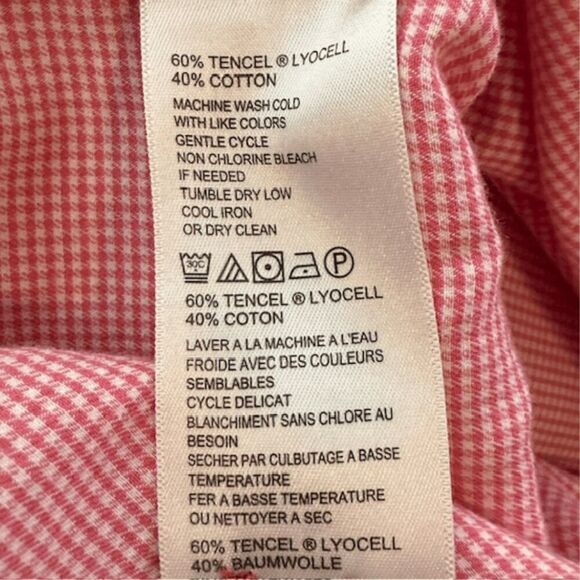 Tommy Bahama Men's Plaid Button Down Shirt Pink White Size XL - Picture 6 of 7